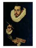 Portrait of Jorge Manuel Theotokopoulos, 1600-05 Giclee Print by El Greco 