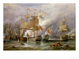 The Battle of Cape St. Vincent, 14th February 1797 Giclee Print by Richard Bridges Beechey