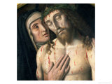 Lamentation of the Dead Christ (Detail) Giclee Print by Giovanni Santi Or Sanzio