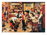 The Payment of the Tithes Giclee Print by Pieter Brueghel III