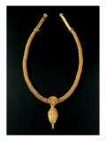 Gold Necklace with Acorn Pendant from Monte Luna Giclee Print Gold Necklace with Acorn Pendant from Monte Luna Giclee Print