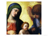 Madonna and Child with Angels circa 1510-15 (Detail) Lámina giclée por Correggio