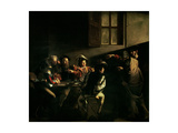 The Calling of St. Matthew, circa 1598-1601 Giclée-tryk af Caravaggio