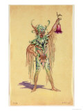 Robin Goodfellow, the Puck, Costume Design for "A Midsummer Night's Dream" Giclee Print by C. Wilhelm