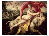 The Rape of Europa Lámina giclée por Maarten de Vos