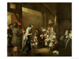 Cavaliers and Companions Carousing in a Barn Giclee Print by Edwaert Collier Cavaliers and Companions Carousing in a Barn Giclee Print by Edwaert Collier