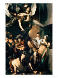 The Seven Works of Mercy, 1607 reproduction procédé giclée par Caravaggio 