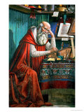 St. Jerome in His Study, 1480 (Detail) Giclee Print by Domenico Ghirlandaio