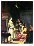 The Painter with His Family, Oil on Wood Giclee Print by Frans Van Mieris The Painter with His Family, Oil on Wood Giclee Print by Frans Van Mieris