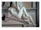 Tomb of Giuliano De' Medici, Detail of Night, 1520-33 reproduction procédé giclée par Michelangelo Buonarroti 