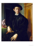 Portrait of a Young Man Giclee Print by Agnolo Bronzino