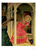 Detail from the Annunciation Showing the Angel Gabriel Giclee Print by Fra Angelico 