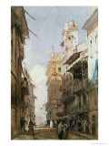 Corso Sant'Anastasia, Verona, with the Palace of Prince Maffei, 1826 Giclee Print by Richard Parkes Bonington