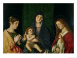 The Virgin and Child with St. Catherine and St. Ursula Giclee Print by Giovanni Bellini The Virgin and Child with St. Catherine and St. Ursula Giclee Print by Giovanni Bellini