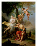 Diana and Endymion Reproduction procédé giclée par Frans Christoph Janneck