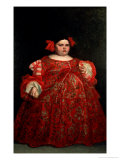 Eugenia Martinez Vallejo, Called La Monstrua reproduction procédé giclée par Don Juan Carreño de Miranda