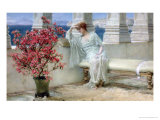 Her Eyes are with Thoughts and They are Far Away Giclee Print by Sir Lawrence Alma-Tadema