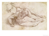 Study of Three Male Figures Wydruk giclee autor Michelangelo Buonarroti Study of Three Male Figures Wydruk giclee autor Michelangelo Buonarroti
