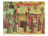 Procession in the St. Mark's Square, Detail of the Basilica, 1496 Giclée-tryk af Gentile Bellini Procession in the St. Mark's Square, Detail of the Basilica, 1496 Giclée-tryk af Gentile Bellini