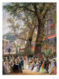 Great Exhibition, 1851: Interior reproduction procédé giclée par Louis Haghe
