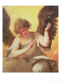 An Angel Holding a Glass Flask Giclée-Druck von Juan de Valdes Leal