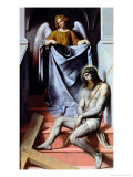 Christ and the Angel, circa 1550-54 Giclee Print by Alessandro Bonvicino Moretto