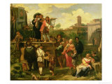 Travelling Actors Giclee Print by Dirk-theodor Helmbrecker