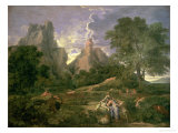 Landscape with Polyphemus Giclee Print by Nicolas Poussin
