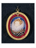 Portrait of Queen Elizabeth I reproduction procédé giclée par Nicholas Hilliard