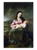 Maria mit Dem Kinde Lámina giclée por Alonso Cano