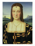 Portrait of Elizabeth Gonzaga Reproduction procédé giclée par Raphael 