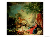 The Rest on the Flight into Egypt Giclee Print by Francois Boucher