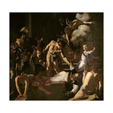 The Martyrdom of St. Matthew, 1599-1600 (Oil on Canvas) Giclee Print by Michelangelo Merisi da Caravaggio