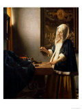 Woman Holding a Balance, circa 1664 Giclée-Druck von Jan Vermeer