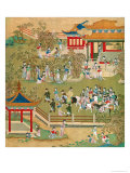 Emperor Yang Ti Strolling in His Gardens with His Wives, from a History of Chinese Emperors Giclee Print Emperor Yang Ti Strolling in His Gardens with His Wives, from a History of Chinese Emperors Giclee Print