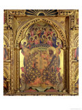 Coronation of the Virgin (Detail) Giclée-Druck von Paolo Veneziano