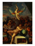 Allegory of Life Reproduction procédé giclée par Alessandro Allori