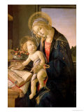The Virgin Teaching the Infant Jesus to Read reproduction procédé giclée par Sandro Botticelli
