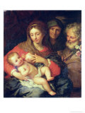 The Holy Family with Elizabeth Giclee Print by Giuseppe Bartolomeo Chiari The Holy Family with Elizabeth Giclee Print by Giuseppe Bartolomeo Chiari