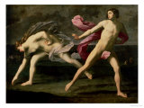 Atalanta and Hippomenes, circa 1612 Giclee Print by Guido Reni