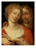 The Five Senses: Hearing reproduction procédé giclée par Hans von Aachen