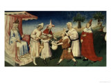 How the Great Khan Used Tree Bark as Currency Giclee-trykk av Boucicaut Master How the Great Khan Used Tree Bark as Currency Giclee-trykk av Boucicaut Master