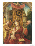 The Madonna and Child Enthroned Giclee Print by Joost De Beer