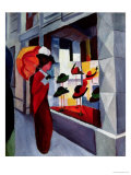 The Hat Shop Reproduction procédé giclée par Auguste Macke