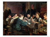 The Glass Blowers, 1883 Giclee Print by Charles Frederic Ulrich