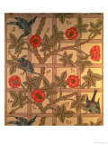 "Trellis" Wallpaper Design, 1864 Reproduction procédé giclée par William Morris