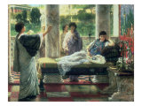 Anacreon Reading His Poems at Lesbia's House Giclee Print by Sir Lawrence Alma-Tadema