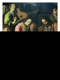 Adoration of The Shepherds, 1638 (Detail) Stampa giclée di Francisco de Zurbarán Adoration of The Shepherds, 1638 (Detail) Stampa giclée di Francisco de Zurbarán