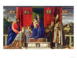 Virgen y el Niño Lámina giclée por Giovanni Bellini