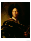 Self Portrait Giclee Print by Hyacinthe Rigaud